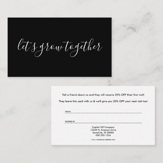 élevons ensemble le programme de référence (Devant / Derrière)