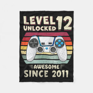 Elf 11jr Verjaardag Jongen Grappige Gamer 11de 11  Fleece Deken