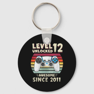 Elf 11jr Verjaardag Jongen Grappige Gamer 11de 11  Sleutelhanger