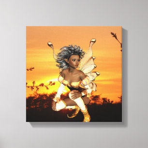 Elf à la copie de toile de crépuscule