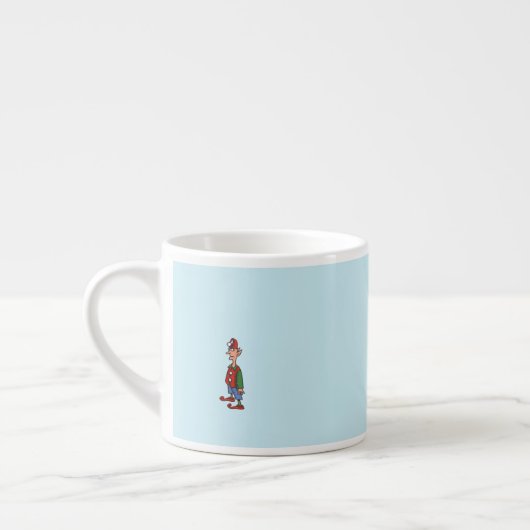 Elf À l'attention bleu espresso mug (Gauche)