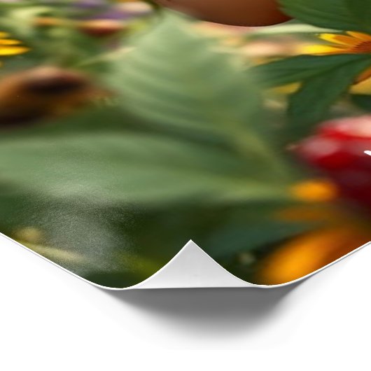 Elf Aardbei Poster Perfect Poster (Hoek)