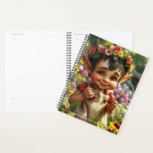 Elf Aardbeienkalender Planner (Display)