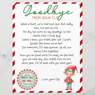 Elf Afscheidsbrief, Elf Vertrekbrief