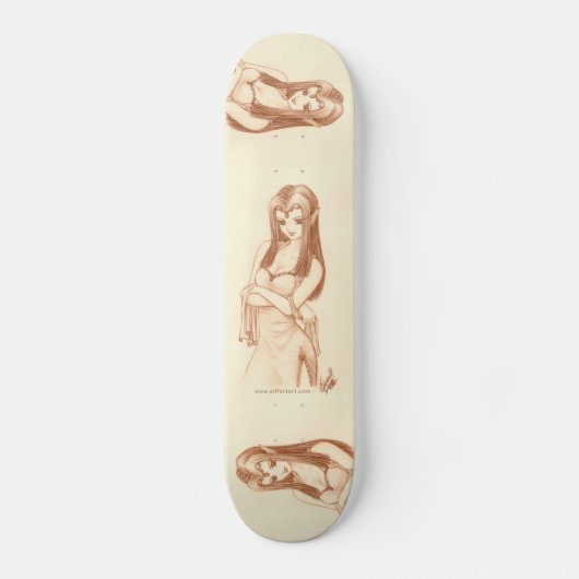 Elf (anime stijl) skateboard (Voorkant)