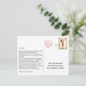 Elf Arrival Letter | North Pole Welcome Message Briefkaart (Staand voorkant)