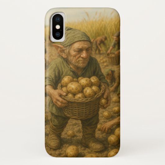 Elf at the potato harvest Case-Mate iPhone case (Achterkant)