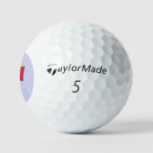 Elf avec Red Box Taylor Made TP5 balles de golf 12 (Logo)