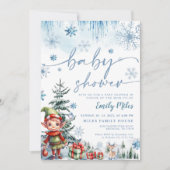Elf Baby shower Invitation Kaart (Voorkant)