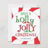 Elf Benen Kerst Kerstmis Snoep Overload Feestdagenkaart (Voorkant)