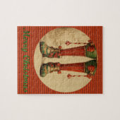 Elf benen kerst puzzel (Horizontaal)