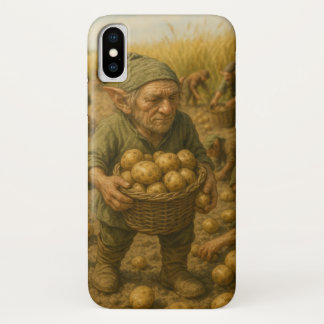 Elf bij de aardappeloogst iPhone x hoesje