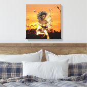 Elf bij Dusk Canvas Print (Insitu (Slaapkamer))