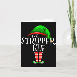 Elf bijpassend gezinskerstcadeau vuile set kaart