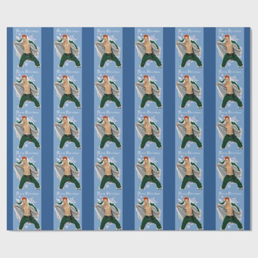 Elf Boy Cadeaupapier (Vlak)