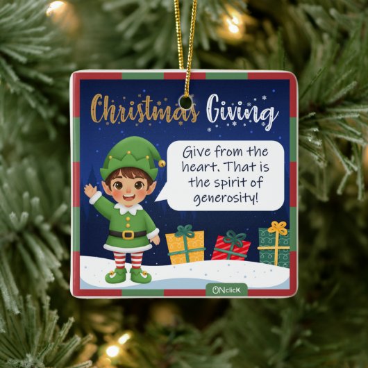 Elf Boy Christmas Ornament (Boom)