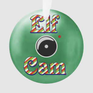 Elf Cam-kerstversiering/Elf-camera Noordpool Ornament