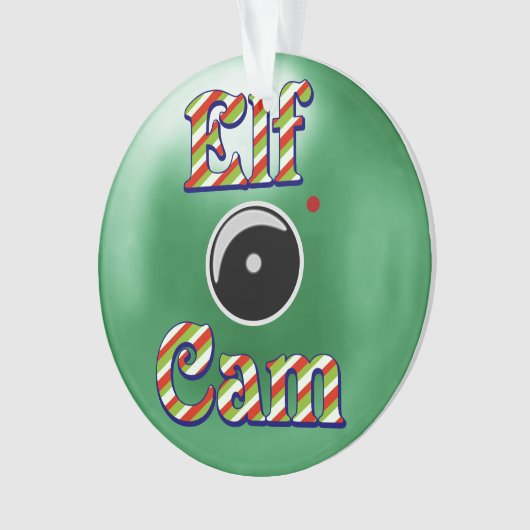 Elf Cam Ornement de Noël/Caméra Elf Pôle Nord (devant)
