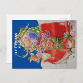 ELF CHRISTMAS BRIEFKAART (Voorkant / Achterkant)