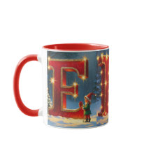 ELF Christmas Mug - Festive Elf Holiday Coffee Mug