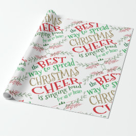 Elf Christmas Wrapping Paper Christmas Cheer Cadeaupapier