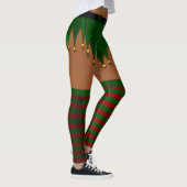 Elf Costume Leggings Afrikaanse kerstfeestjes (Rechts)