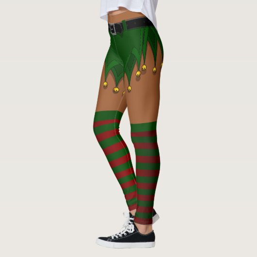 Elf Costume Leggings Afrikaanse kerstfeestjes (Links)