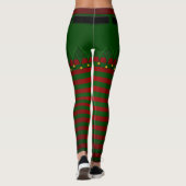 Elf Costume Leggings Kerstmis Elf Pants (Achterkant)