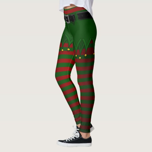 Elf Costume Leggings Noël Elf Pantalons (Gauche)