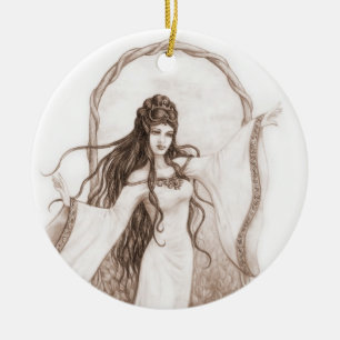 Elf Dancing Keramisch Ornament