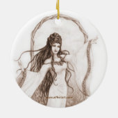 Elf Dancing Keramisch Ornament (Achterkant)
