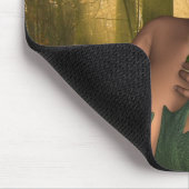 Elf dans le tapis de souris en bois (Coin)