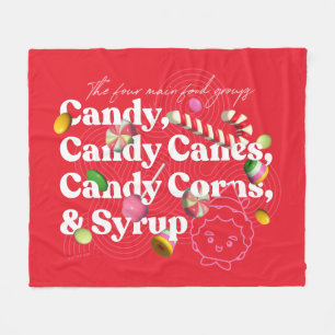 Elf de Film   De vier belangrijkste voedselgroepen Fleece Deken