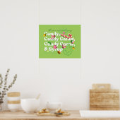 Elf de Film | De vier belangrijkste voedselgroepen Poster (Keuken)