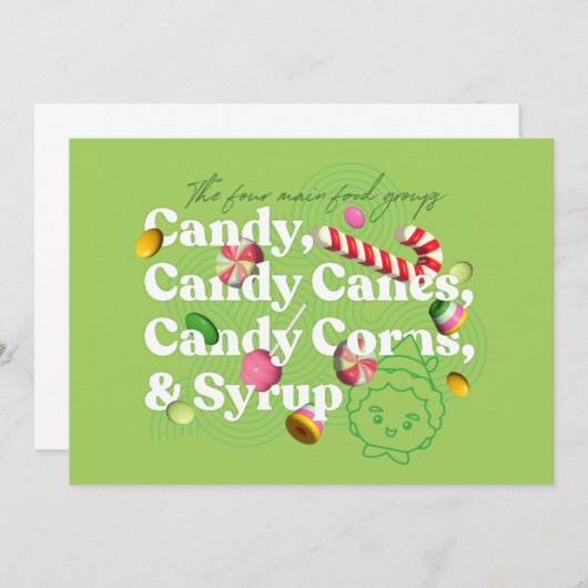 Elf de Film | De Vier Hoofdgroepen Voedsel Notitiekaartje (Voorkant / Achterkant)