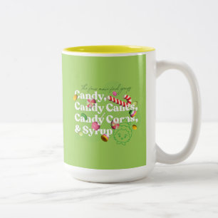 Elf de Film De Vier Hoofdgroepen Voedsel Tweekleurige Koffiemok