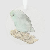 Elf demandingen van Parrotlets Ornament (achterkant)