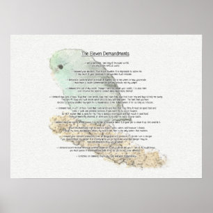 Elf demandingen van Parrotlets Poster