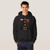 Elf Dentist Funny Christmas Hoodie (Voorkant volledig)