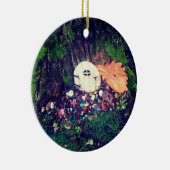 Elf-deur in de boom keramisch ornament (Rechts)