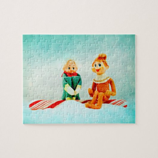 Elf eerste datum legpuzzel (Horizontaal)