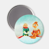 Elf eerste datum magneet (Voorkant / Achterkant)