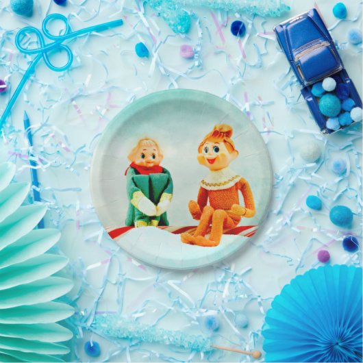 Elf eerste datum papieren bordje (Feest)