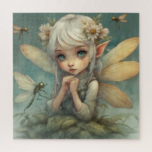Elf en Dragonfly 2 Legpuzzel (Verticaal)
