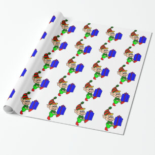 Elf en Gift Cadeaupapier