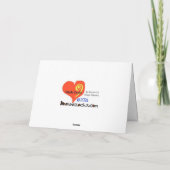 Elf en Gnome Funny-kerstkaart Kaart (Achterkant)