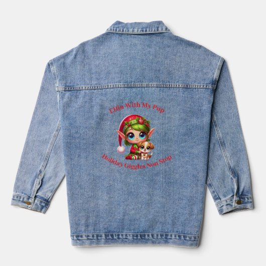 Elf en Pup Denim Jas Denim Jacket (Achterkant)