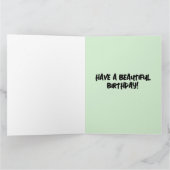 ELF FAIRY FILLE IMAGINAIRE ART CARTES D'ANNIVERSAI (Intérieur)