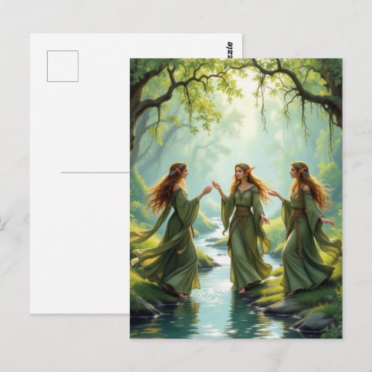 Elf Gathering Briefkaart (Voorkant / Achterkant)