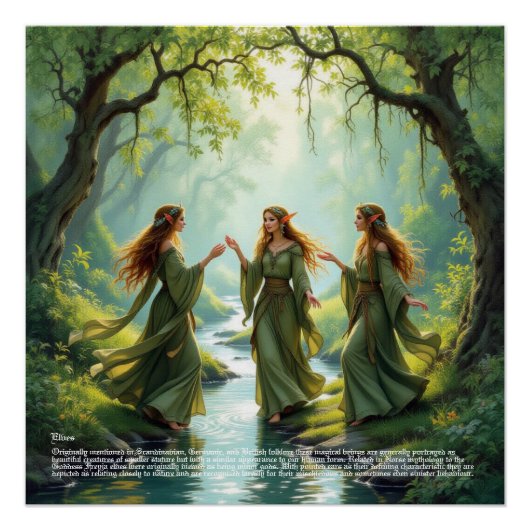 Elf Gathering Poster Perfect Poster (Voorkant)